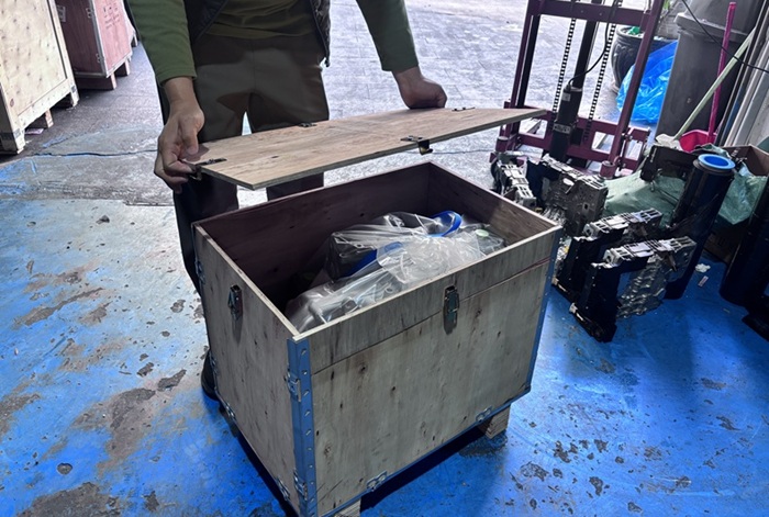 Export-grade wooden crating